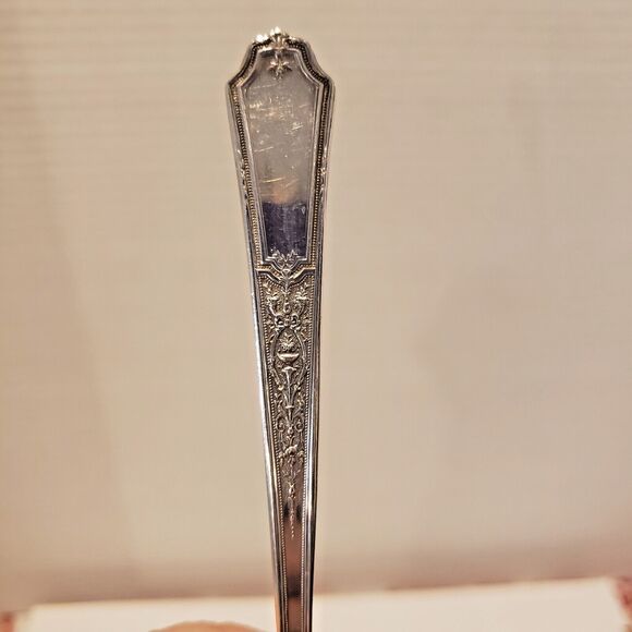 Set 6 Salad/Dessert Forks 1847 Rogers Ancestral 1924 Vintage Silverplate - Picture 5 of 11